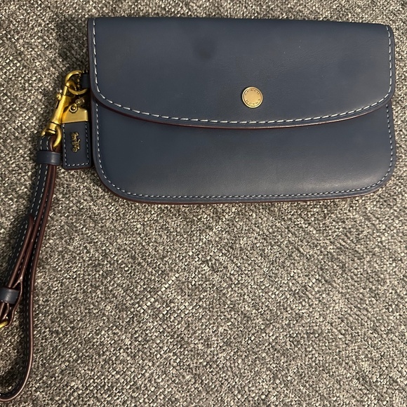 Coach Handbags - Coach 1941 dark denim wristlet